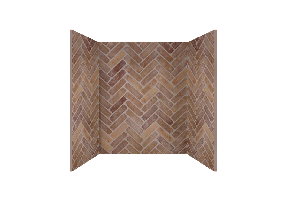 Herringbone Brick Interior Panels